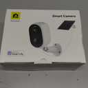 Solar Security Camera Outdoor Wireless, 5MP(3K) Color Night Vision, Battery Powered PIR Motion Detection,2.4GHz WiFi Cameras for Home Surveillance, Light and Sound Alarm, 2-Way Audio, Waterproof