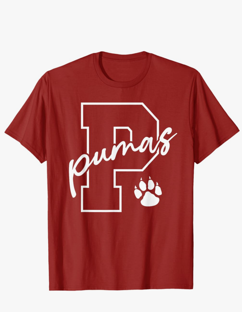 Pumas Red T-Shirt, Size: L