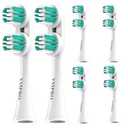 YMPBO Replacement Heads Compatible with Spinbrush Electric Powered Toothbrush Adults, 6 Pack Brush Head Replacement Refill