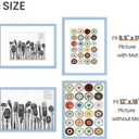 Upsimples 12x16 Picture Frame, Display Pictures 8.5x11 with Mat or 12 x 16 Without, Wall Hanging Poster Frames, Blue, 1 Pack