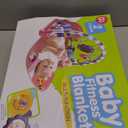 dearlomum Baby Play Mat Gym, Funny Play Piano Tummy Time Activity Mat with 5 Infant Sensory Toys, Music and Lights, Boy & Girl Gifts for Newborns 0 to 3 6 9 12 Months (Pink)