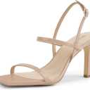 Modatope Womens Sandals Open Toe Strappy Sandals Ankle Strap High Heel Sandals for Women (8)