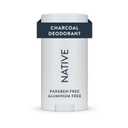 Native Deodorant | Natural Deodorant for Men, Aluminum Free with Baking Soda, Probiotics, Coconut Oil and Shea Butter | Charcoal