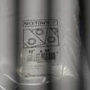 NICETOWN 100% Blackout Window Curtain Panels, Cold and Full Light Blocking Drapes with Black Liner for Nursery, 84 inches Drop Thermal Insulated Draperies (White, 2 Pieces, 52 Wide Each Panel)