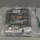 Sanwuta 24 Pcs Science Party Favor Bags Goodie Gift Treat Bag with Handles for Kids Students Party Supplies (Black)