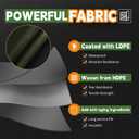 RAINDEWAY Large Tarp 15x20FT 16 Mil Tarps Heavy Duty Waterproof Cover, 15'x20'-Finished Size