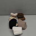 we fleece 5 Pairs Warm Knee High Socks for Women-Thermal Cotton Socks for Hiking,Work,Winter,Gifts (One Size, 5pack Black/Grey/Brown/Beige/Black)