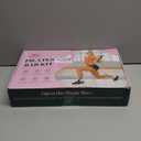 Pilates Bar Kit with Resistance Bands, Multifunctional Yoga Pilates Bar with Heavy-Duty Metal Adjustment Buckle, Portable Home Gym Pilates Resistance Bar Kit for Women Full Body Workouts (Jet Black)