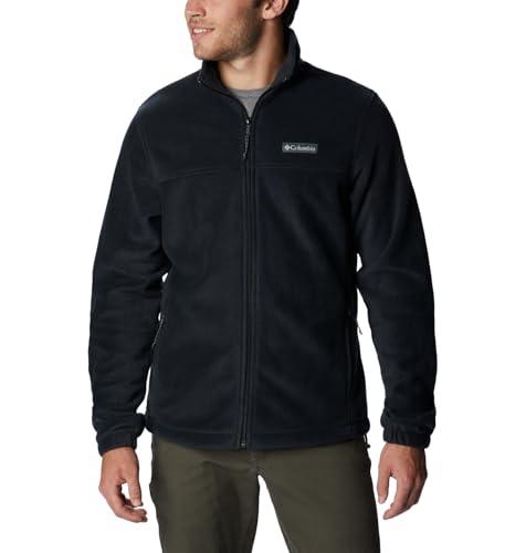 Columbia Men's Big Steens Mountain 2.0 Full Zip Fleece Jacket, Black, Large Tall