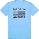 Rapiddominance America Basic Tees (Medium, Sky Blue)
