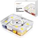 FZDSY Snackle Serving Tray with Lid – Leak-Proof Upgraded Snack Platter for Dips, Sauces, Fruits & Veggies – Airtight Covered Food Tray for BBQ, Picnics, Road Trips & Outdoor Entertaining