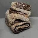 OLANLY Bathroom Rugs Sets 3 Piece, Soft Absorbent Microfiber Bath Mats and U-Shaped Contour Toilet Rug, Plush Shaggy Bath Mat Set for Bathroom (30"x20"+24"x16"+24"x20", Brown)