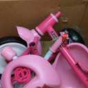 Liberry Toddler Tricycle Age 2 3 4 Years Old, Kids Trike with Bell, Back Basket and Removable Pedal, 3 Wheel Bike Birthday Toys Gift for Boys Girls, Pink