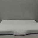 Derila King Size Neck Pillow for Sleeping, Ergonomic & Cervical Pillow for Neck Support & Relief, Memory Foam Side Sleeper Pillows, Bed Contour Pillows for Back, Stomach Sleepers (King Size (23.6" x 13.4" x 4.3"), 1 Pillow_white)