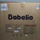 BABELIO Extra Wide Baby/Dog Gate, 29-55" Auto Clos for The House and Doorway, Safety Pressure Mounted Pet Door, NO Need Tools and Drilling, Black