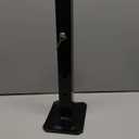 8000 lbs Square Drop Leg with Pin, Black