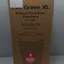 Mueller M-Resin Heavy Duty Tall Planter, Indoor/Outdoor Grande Plant, Tree, Flower Pot, 2-Piece Set, 27.5, Modern Design, Built-in Drainage, White (27.5 x 14", White)