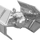 Hallmark Keepsake Star Wars Mini Christmas Ornament (Darth Vader's TIE Fighter) 0.75" Tiny Ornament for Tabletop Tree