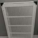 Return Air Grille 20x12,Air Return Vent Cover Grill for Ceiling and Wall,Steel HVAC A/C Vent Cover Grill Fits Duct Opening 20"W x 12"H,Holds 1" Thick AC Filter