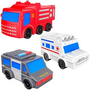 Pack Of 3 Bath Toys for Toddlers 1-3 - Toy Car Mold Free Baby Bath Toys for Infants 6-12 Months No Hole Bath Toys for Babies Toddlers Bathtub Toys Pool Toys Bath Toys for Kids Ages 1-3 Water Toys for Kids