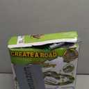 Dinosaur Toys,Create A Dinosaur World Road Race,Flexible Track Playset and 2 pcs Cool Dinosaur car for 3 4 5 6 Year & Up Old boy Girls Best Gift (Green)