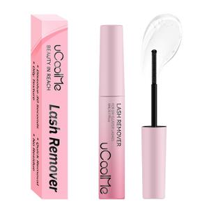 uCoolMe Lash Glue Remover 5ML for Lash Clusters Lash Bond Remover - Gentle Formula Eyelash Glue Remover for Sensitive Eyes New Upgrade Leak-Proof Cap Upgraded Airtight Pipe Material(5ml,Remover)