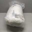 Washable Dog Bed for Small Medium Dogs - Rectangle Orthopedic Corduroy Fleece Pet Bed with Removable Cover and Nonskid Bottom, Calming Puppy Bed Soft Pet Sofa, Cream(30x24x8inchs)