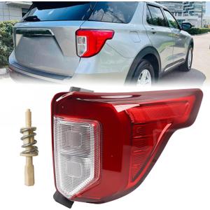 RH USA Type Tail light Include Screws Assembly Fit for 2020-2023 Ford Explorer Rear Lamp Included Plastic Screw Stud With Thread Right Passenger Side FO2801275 LB5Z13404F