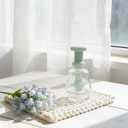 Mini Glass Vase - Decorative Tabletop Vase for Home Decor