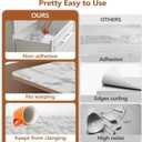 2 x Drawer and Shelf Liner for Kitchen Cabinets, Non-Adhesive Strong Grip Thickened Cabinet Liners for Shelves, Non-Slip Mats Shelving Paper Protect Cupboard, Dresser, Pantry | Marble, 17.5" x 20FT