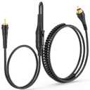 Mellbree Heated Shield Cord, Snowmobile Helmet Heated Shield Cord Replacement Electric Shield Wire Tight Hook Up A Heated Shueld - Buckle Version