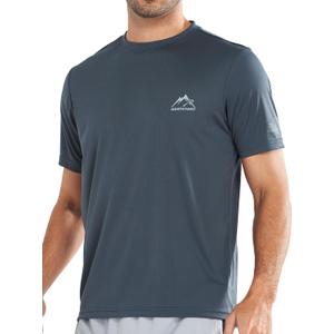NORTHYARD Men's UPF 50+ Sun Protection Shirts Swim SPF UV Quick Dry Short Sleeve T-Shirts for Athletic Fishing Rash Guard (Gray, XL) NORTHYARD Men's UPF 50+ Sun Protection Shirts Swim SPF UV Quick Dry Short Sleeve T-Shirts for Athletic Fishing Rash Guard (Gray, XL)
