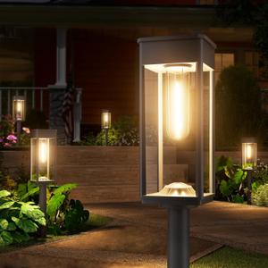 NEWMESSI Solar Pathway Lights Outdoor, 2 Pack Solar Garden Lights IP65 Waterproof, Bright Pathway Light Solar Powered for Outside Yard Path Lawn Walkway Driveway Lighting Landscape Decor (Warm White)