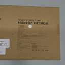 Travel Makeup Mirror, Rechargeable Portable Mirror with Lights, 3 Color Lighting, 7.5 inch Ultra Thin and Lightweight LED Folding Vanity Mirror