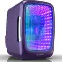 Frigidaire EFMIS179 Gaming Light Up Mini Beverage Refrigerator, Purplehaze