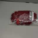 16Pcs Velvet Ribbon Bows for Christmas Tree, Vintage Rustic Small Craft Bows Ornaments for Garland Wreath Gift Wrapping Candy Bags Party DIY Decorations (Burgundy, 5" x 10", Width of 1")