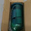 Concealed Toothbrush Holder, Rotating Bathroom Organizer Countertop, Toothbrush Holders with Cover, Bathroom Counter Organizer with Covered Makeup Brush Holder (1pcs Green)