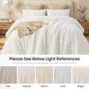Quataly Marshmallow Queen Fleece Comforter Set White Faux Fur Fluffy Comforter Set Luxury Bedding Set Soft Plush Fuzzy Warm Bed Set All Season 3 Pieces (1 Shaggy Comforter, 2 Pillowcases)