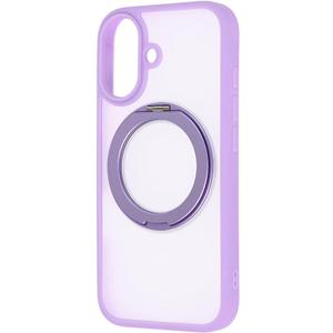 iPhone 17 Case, Magsafe Compatible with Ring, Matte, Fingerprint, Shockproof, Shockproof, [US Military MIL Standards Compliant] Hybrid Case, Silky Mat, Magnetic Charging Compatible, Purple