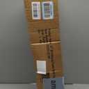 LazBlinds No Tools No Drill Cordless Zebra Blinds for Windows, Dual Layer Light Control for Day and Night, Light Filtering Privacy Roller Blinds and Shades for Home, 25" W x 72" H, White