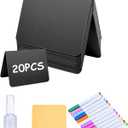 20PCS Mini Chalkboard Signs for Food, Reusable and Reserved Table Signs, Food Labels for Party Buffet, Easy to Write and Wipe Out, Catering Supplies Buffet Display, Place Cards