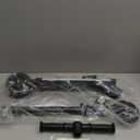 BELEEV V3 Scooter for Kids with Light-Up Wheels & Stem & Deck, 2 Wheel Folding Scooter for Girls Boys, 4 Adjustable Height, Lightweight Kick Scooter with Handy Kickstand for Children Ages 3-12 (Dark Black)