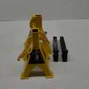 YELLOW JACKET Car Jack Stands 3 Ton with Double Locking and Large Foot Base for Lifting SUVS, Heavy Duty Steel, 6600 lb Capacity, 1 Pair, Yellow