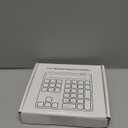 Rechargeable Wireless Number Pad for Laptop, 34 Keys Numeric Keypad with Dual Bluetooth & Display, 2-in-1 Numpad and Calculator, Slim Portable Number Pad Keyboard for Windows, Mac, PC, Tablet