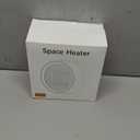 ASNUG Space Heater, Portable Electric 500W PTC Ceramic Heaters for Indoor Use, Efficient Fast Heating, Tip-Over & Overheat Protection, Quiet Small Mini Desk Heater for Bathroom Home Office Bedroom (Black)