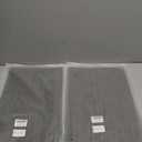 2 x Vinyl Placemats Set of 4, Easy Clean Woven Vinyl Placemats for Dining Table, Indoor/Outdoor Place Mats, Washable PVC Table Mats, Black, 4Pcs