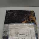 Washable Area Rugs 2'x3' Non-Slip Modern Abstract Soft for Living Room Entryway Bedroom Nursery, Print Pattern, Dark Black Gold