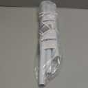 White Tension Curtain Rod for Windows 28 to 48 inch, Adjustable Expandable Pressure Spring Curtain Rod No Drilling, 7/8" Curtain Rod for Bedroom Doorway Closet Door