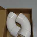 2 Pack PVC Pipe Fitting 2 Inch - 90° Sweep Elbow - LESSO 2" (SOC × SOC) High-Flow Capacity Plumbing Pool Systems, SCH 40