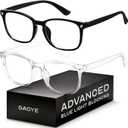 Gaoye Blue Light Blocking Glasses  Fashion Square Eyeglasses, Anti UV Ray Computer Gaming Glasses Blue Blockers for Women/Men